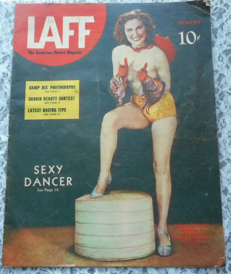 LAFF magazine side cover  Vol 2 No  7  August 1941