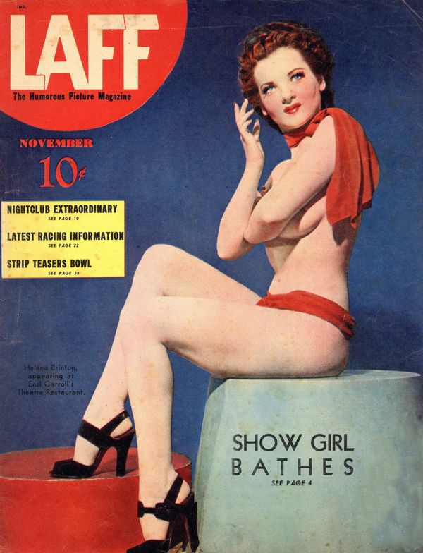 LAFF magazine side cover  Vol 2 No  10  November 1941