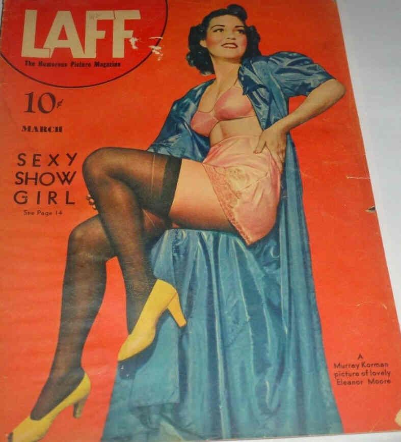 LAFF magazine side cover  Vol 3 # 2  March 1942