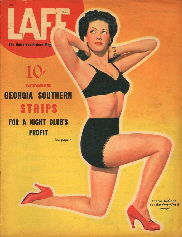 LAFF magazine side cover  Vol 3 # 9  October 1942