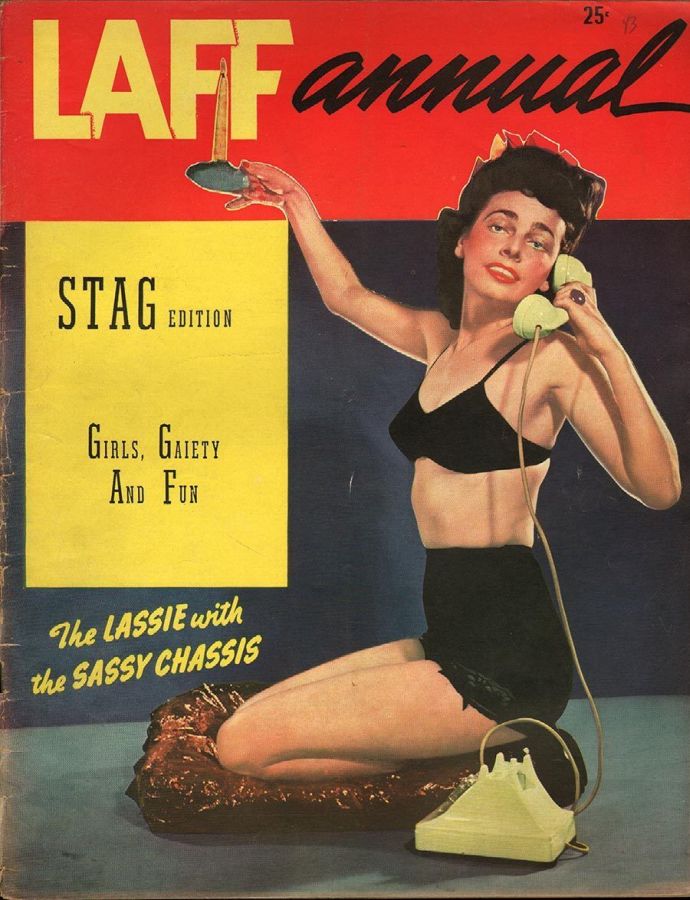 LAFF magazine side cover  Annual   1943