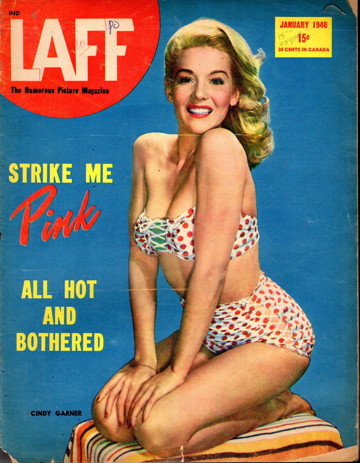 LAFF magazine side cover  Vol 6 No  10  January 1946