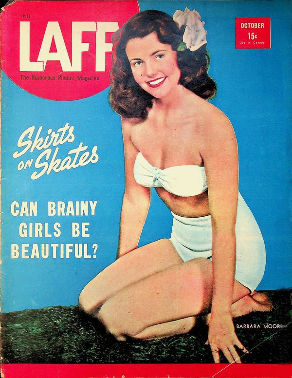 LAFF magazine side cover  Vol 7 No  7  October 1946