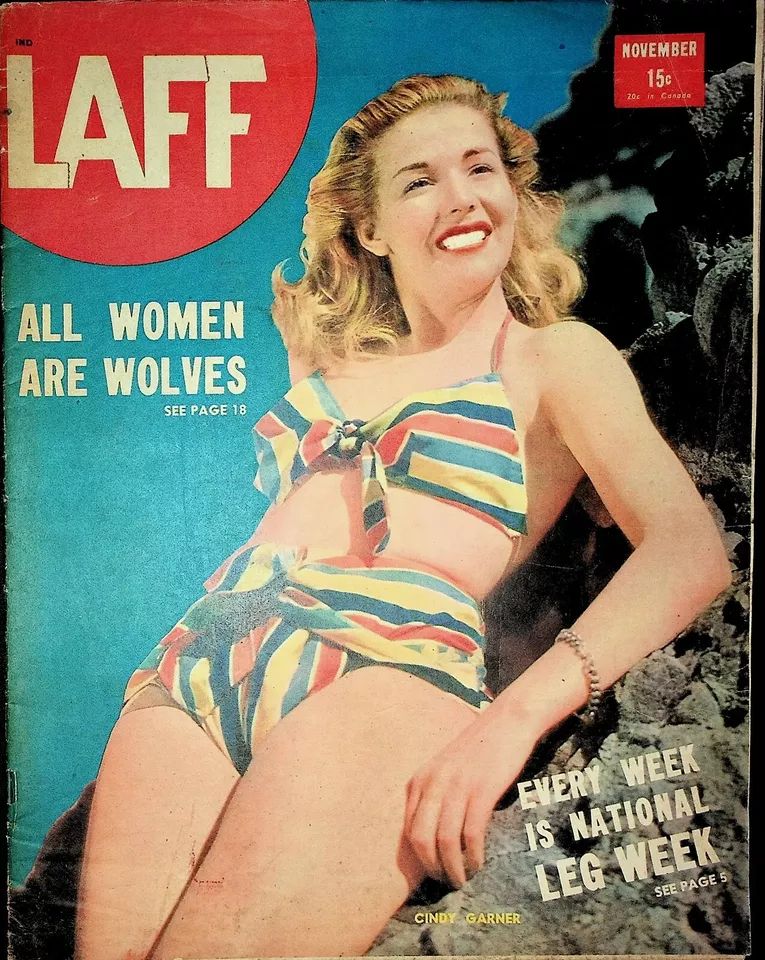LAFF magazine side cover  Vol 7 No  8  November 1946
