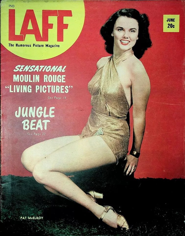 LAFF magazine side cover  Vol 8 # 3  June 1947