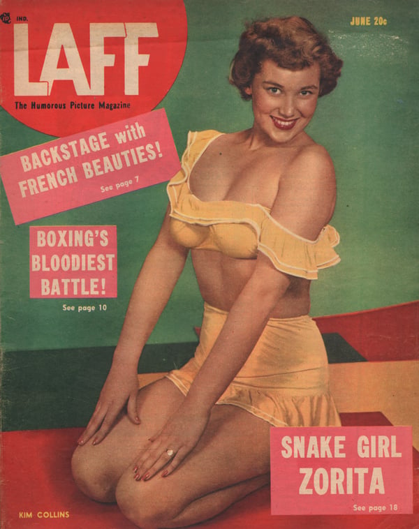 LAFF magazine side cover  Vol 10 No  3  June 1949