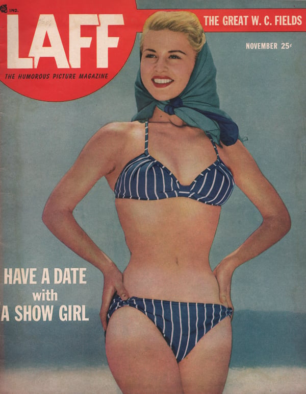 LAFF magazine side cover  Vol 10 No  8  November 1949