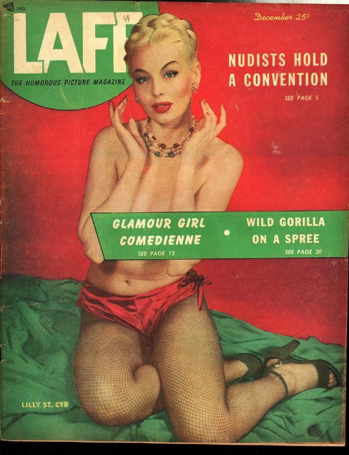 LAFF magazine side cover  Vol 10 # 9  December 1949