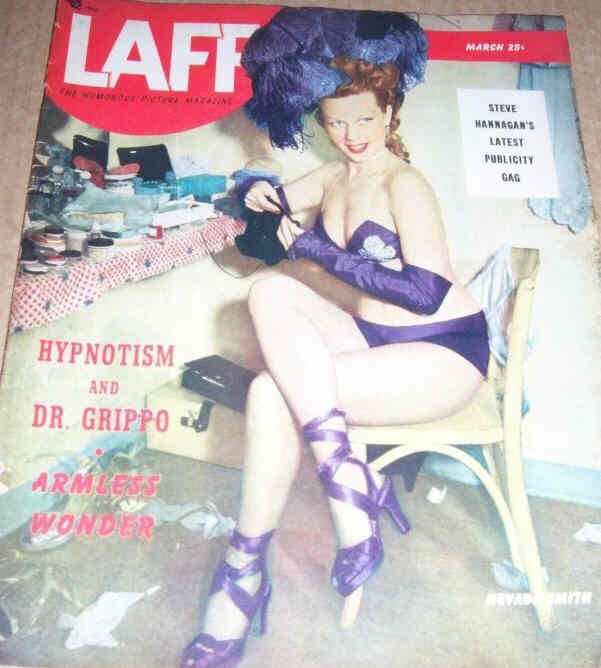 LAFF magazine side cover  March 1950