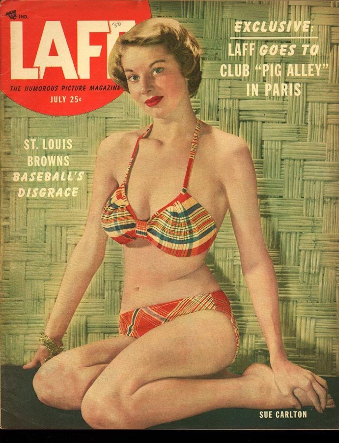 LAFF magazine side cover  July 1950