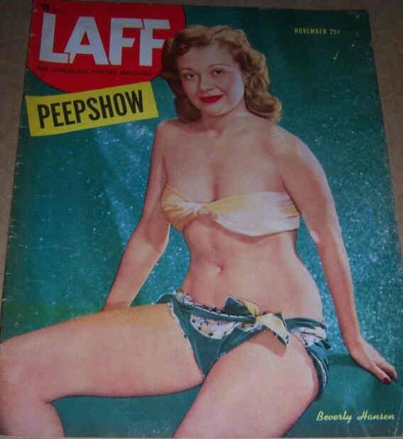 LAFF magazine side cover  November 1950