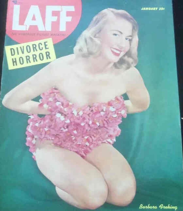 LAFF magazine side cover  January 1951