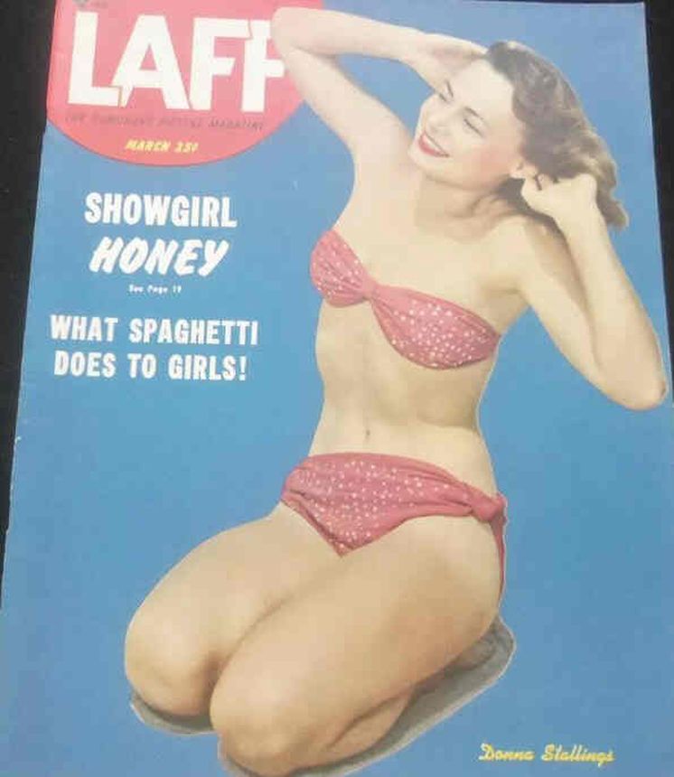LAFF magazine side cover  March 1951