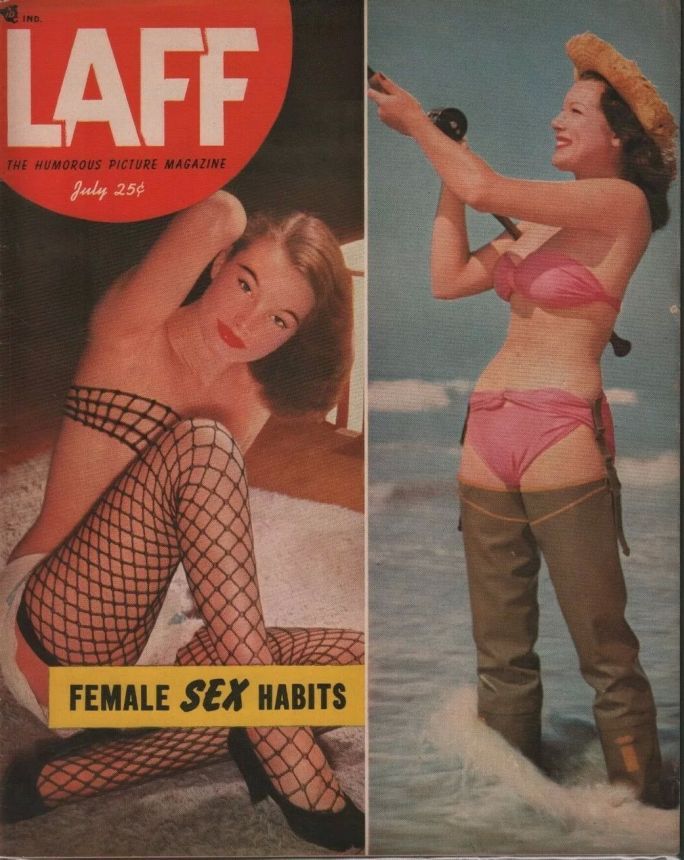 LAFF magazine side cover  July 1951