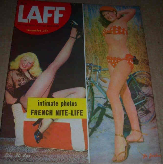 LAFF magazine side cover  November 1951