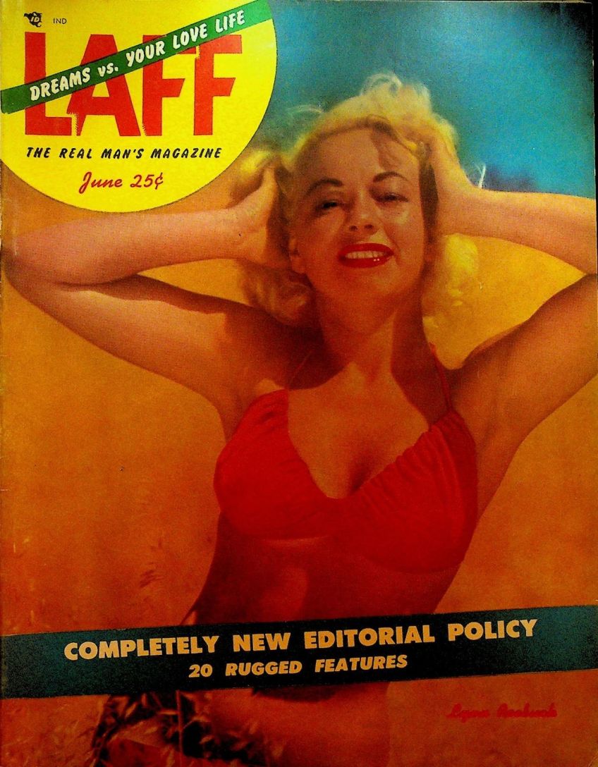 LAFF magazine side cover  June 1953