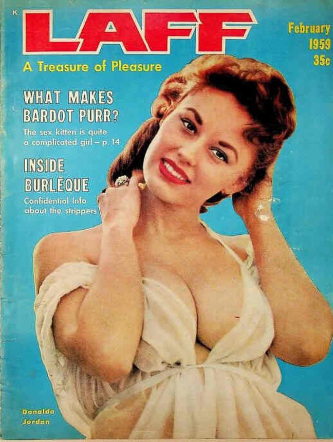 LAFF magazine side cover  February 1959
