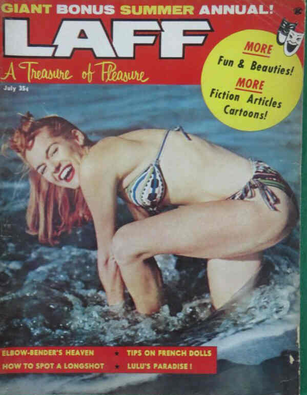 LAFF magazine side cover  July 1959