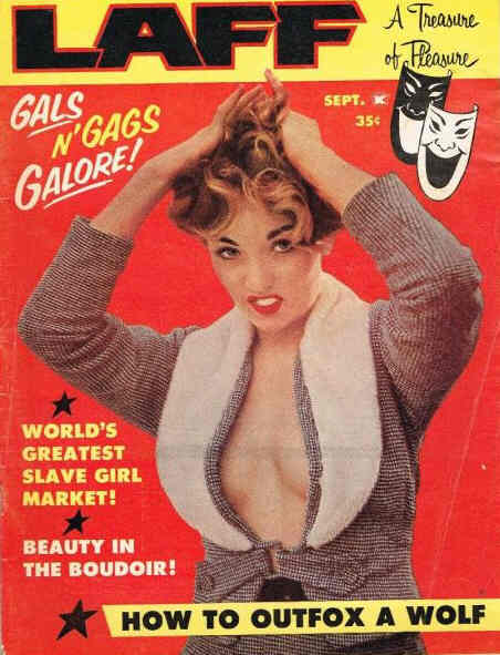 LAFF magazine side cover  September 1959