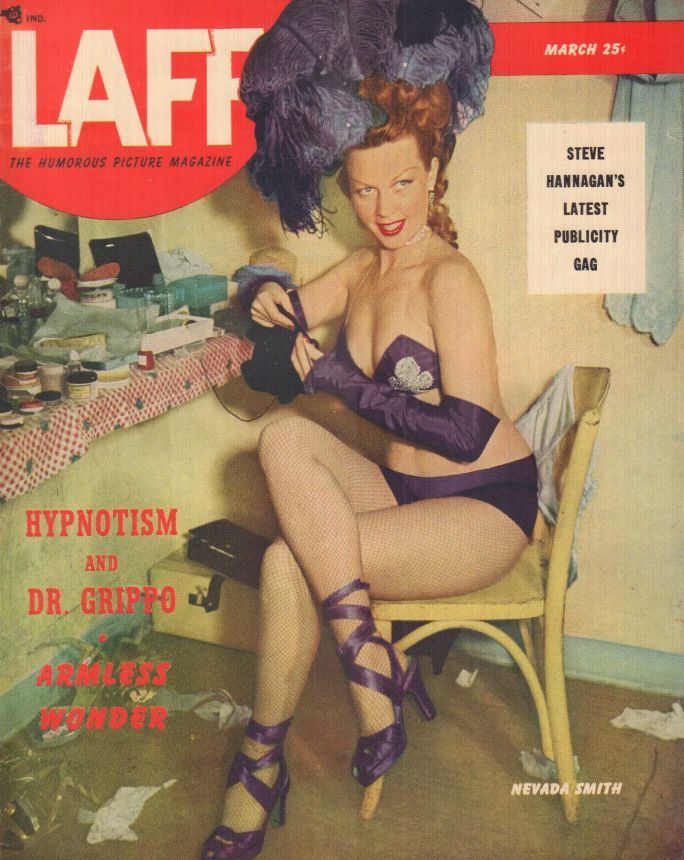 LAFF magazine side cover  March 1960
