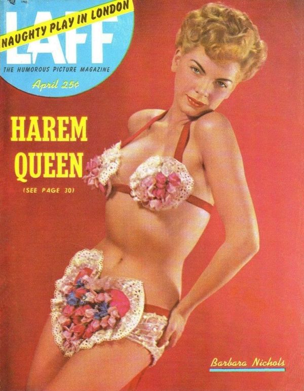 LAFF magazine side cover  April 1953