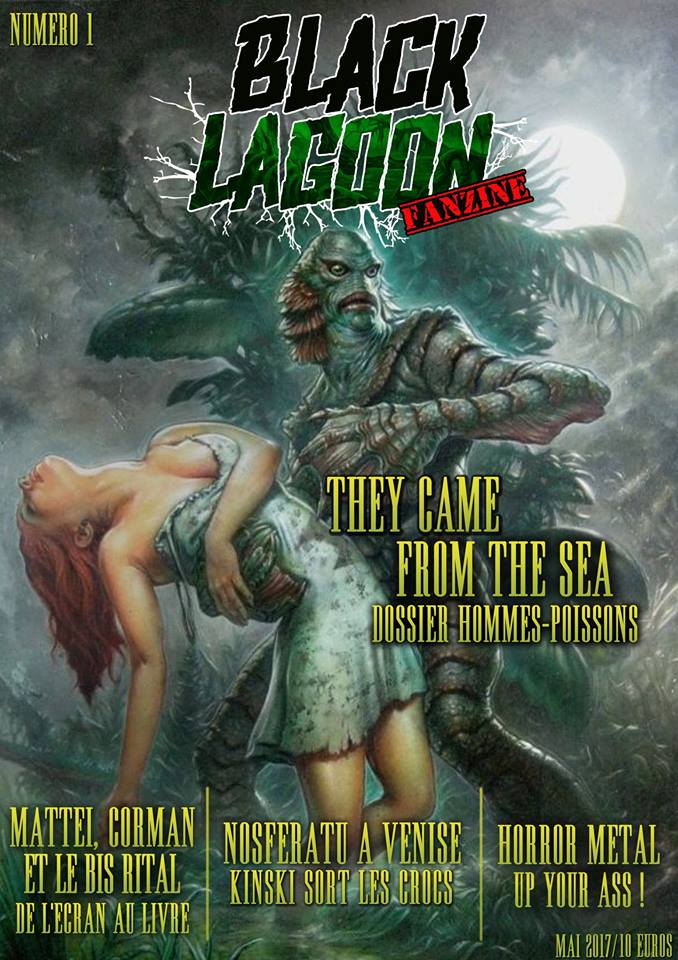 BLACK LAGOON magazine side cover Issue 1  May 2017