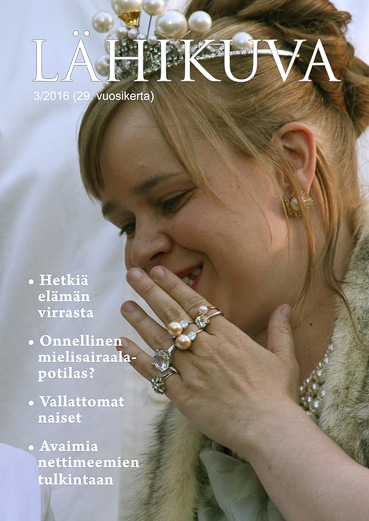 LAHIKUVA magazine side cover Issue 3  Vol 26 No 3  2016