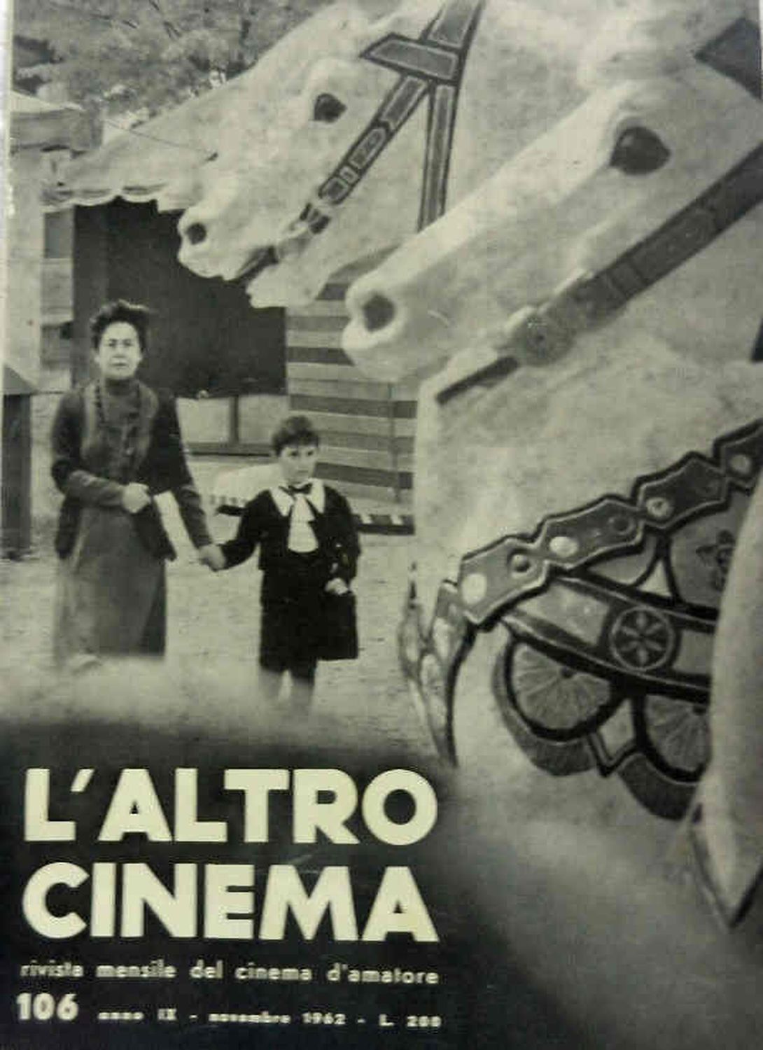 ALTRO CINEMA | L magazine side cover Issue 106  November 1962
