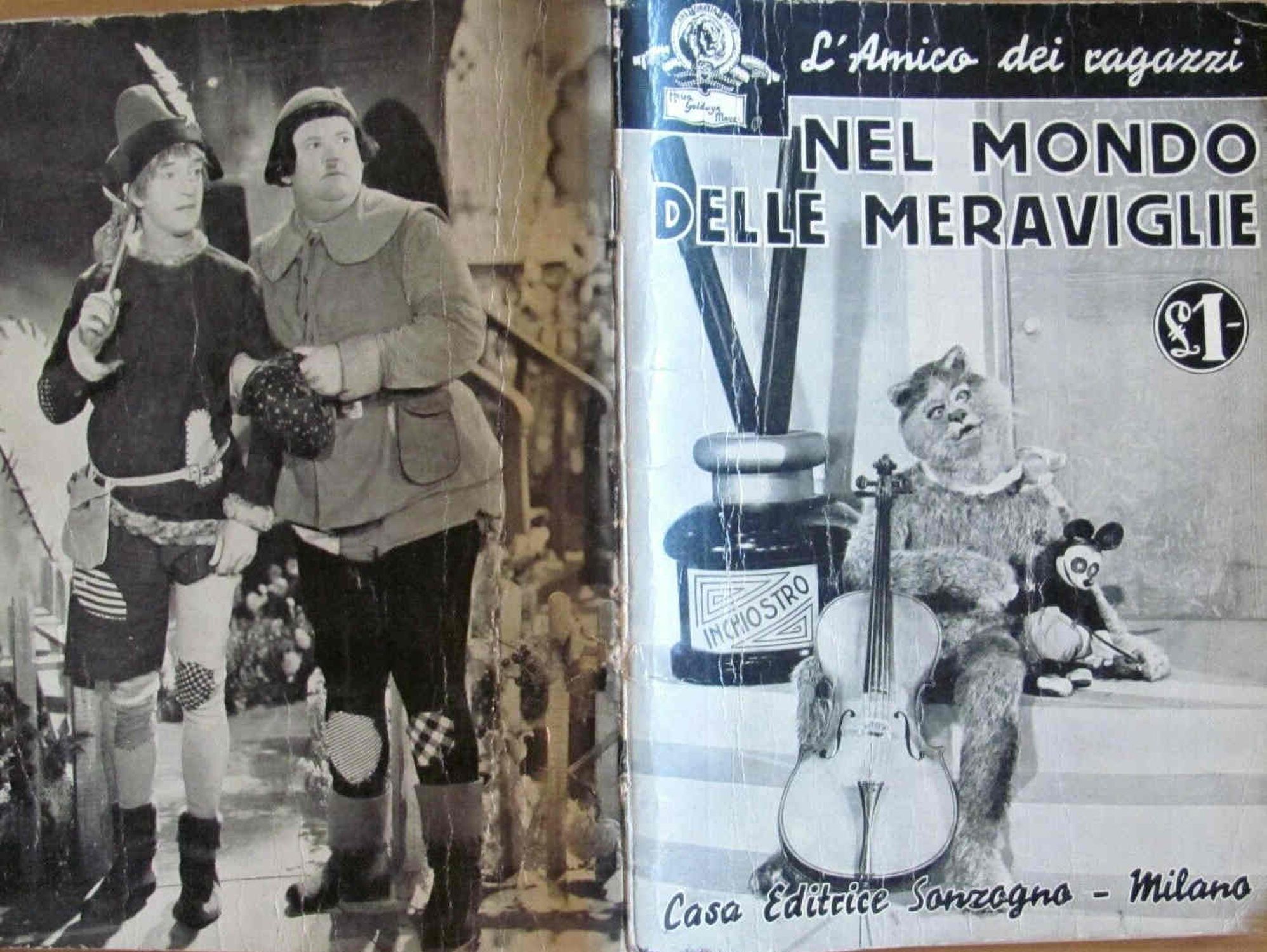 AMICO DEI RAGAZZI |L magazine side cover Issue 12   1936