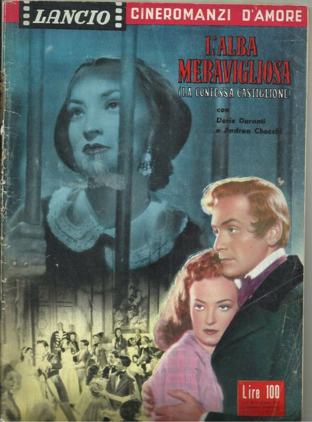 LANCIO CINEROMANZI magazine side cover Issue 17 3 January 1958