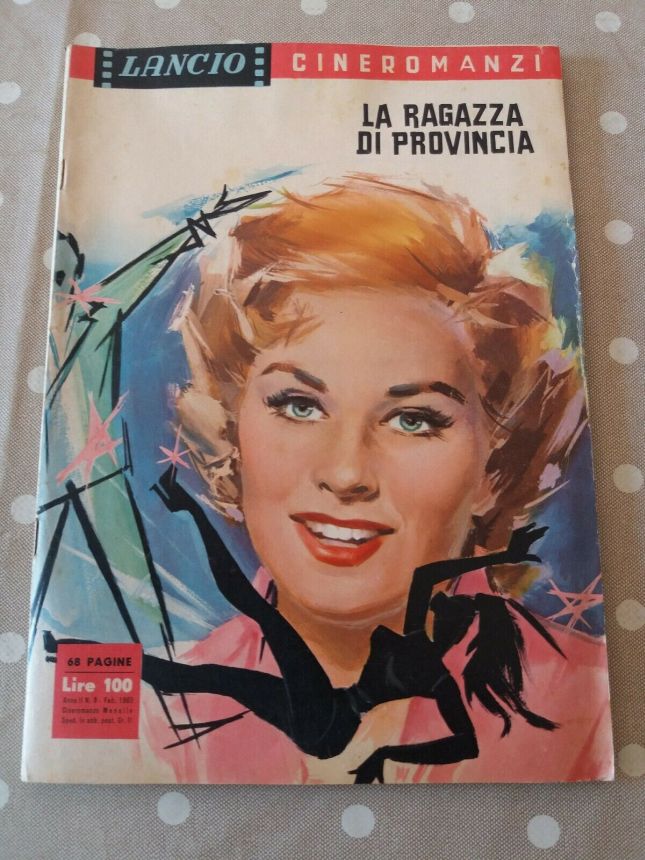 LANCIO CINEROMANZI magazine side cover Issue 3  February 1960