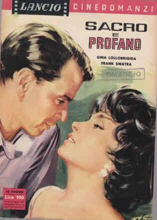 LANCIO CINEROMANZI magazine side cover August 1960