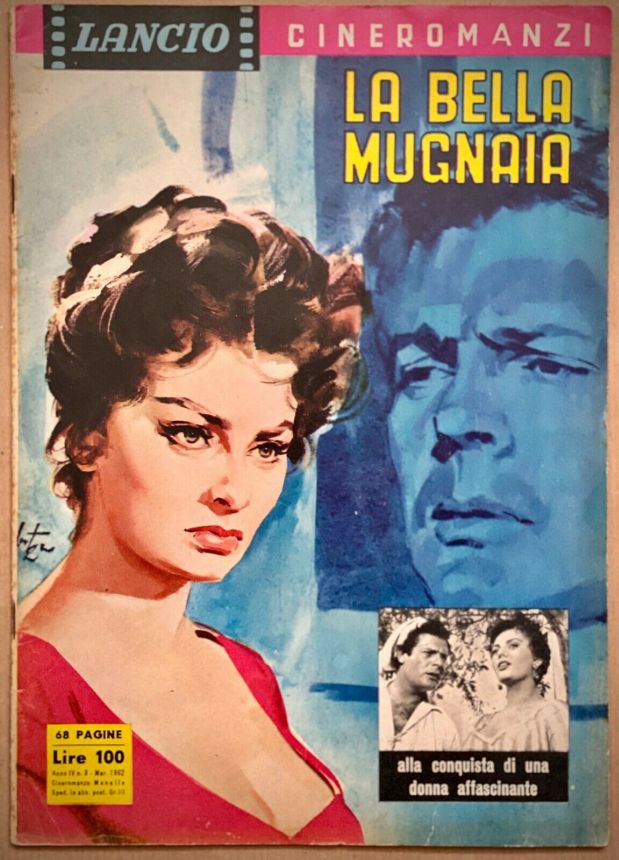 LANCIO CINEROMANZI magazine side cover March 1962