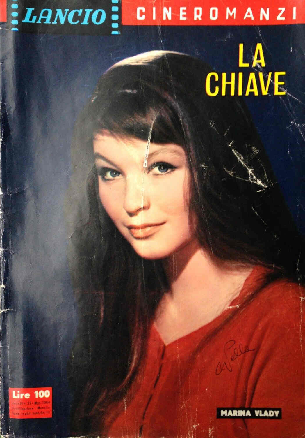 LANCIO CINEROMANZI magazine side cover Issue 27 March 1964