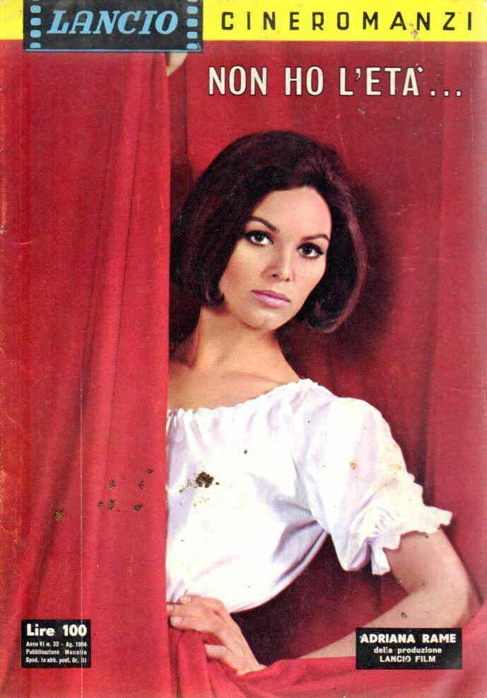 LANCIO CINEROMANZI magazine side cover Issue 32 August 1964