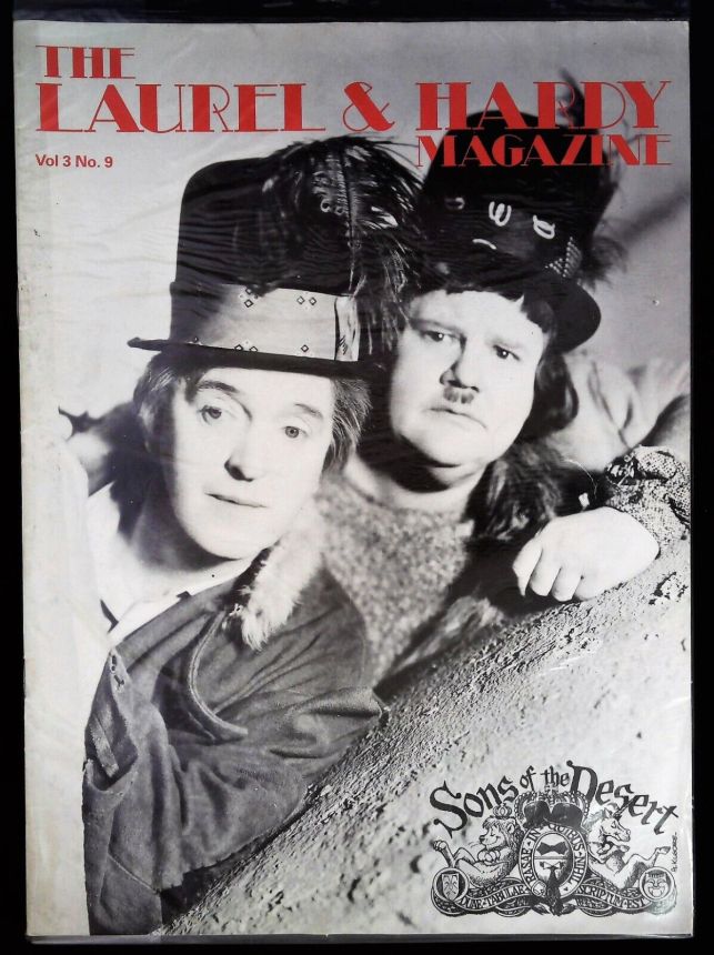 LAUREL AND HARDY MAGAZINE | THE magazine side cover  Vol 03 # 09 September 1993