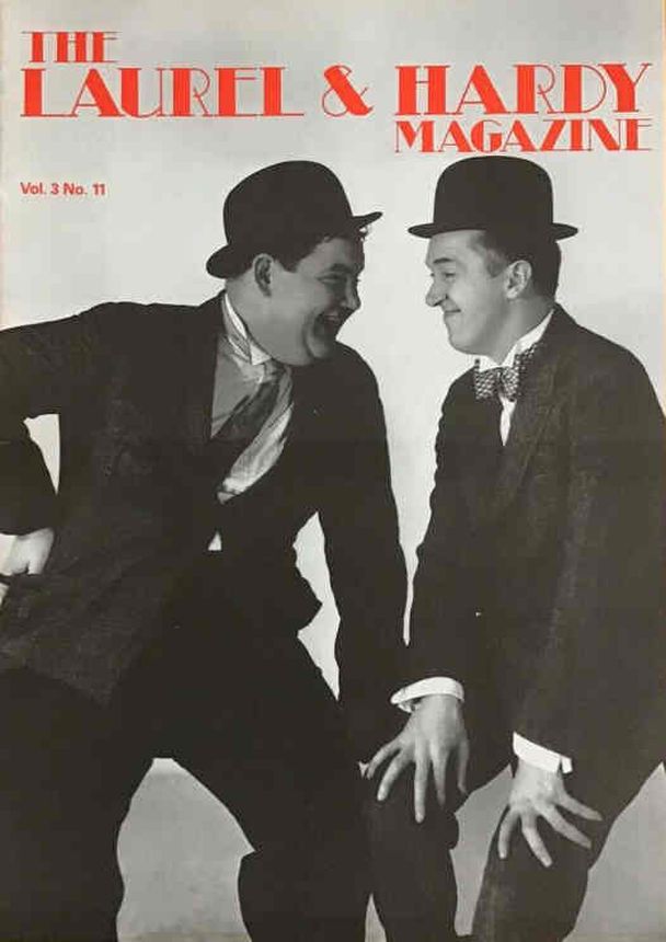 LAUREL AND HARDY MAGAZINE | THE magazine side cover  Vol 03 # 11  