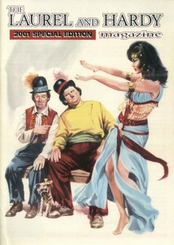 LAUREL AND HARDY MAGAZINE | THE magazine side cover  Vol 05 # 10 Christmas 2000