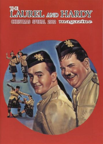 LAUREL AND HARDY MAGAZINE | THE magazine side cover  Vol 6 # 4 Christmas 2002