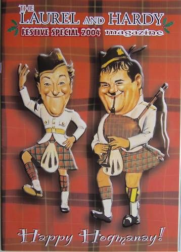 LAUREL AND HARDY MAGAZINE | THE magazine side cover Christmas 2004