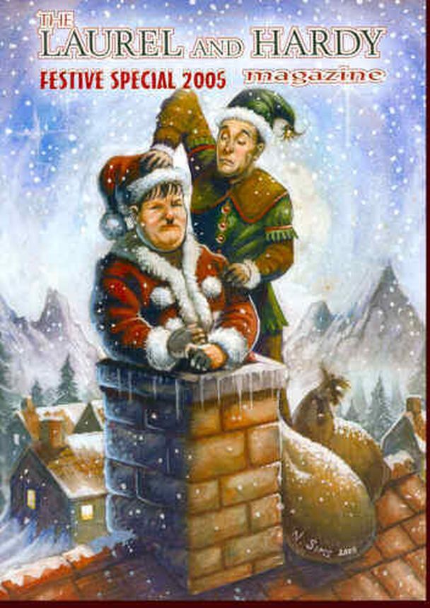 LAUREL AND HARDY MAGAZINE | THE magazine side cover Christmas 2005
