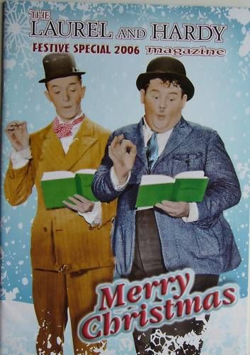 LAUREL AND HARDY MAGAZINE | THE magazine side cover Christmas 2006