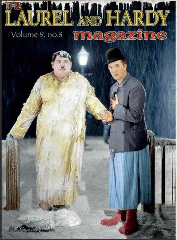 LAUREL AND HARDY MAGAZINE | THE magazine side cover  Vol 9 #3  2013