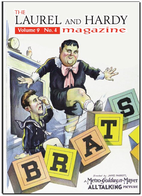 LAUREL AND HARDY MAGAZINE | THE magazine side cover  Vol 9 #4  2013