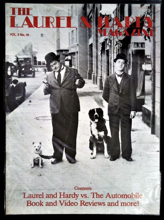 LAUREL AND HARDY MAGAZINE | THE magazine side cover  Vol 02 # 10   1990