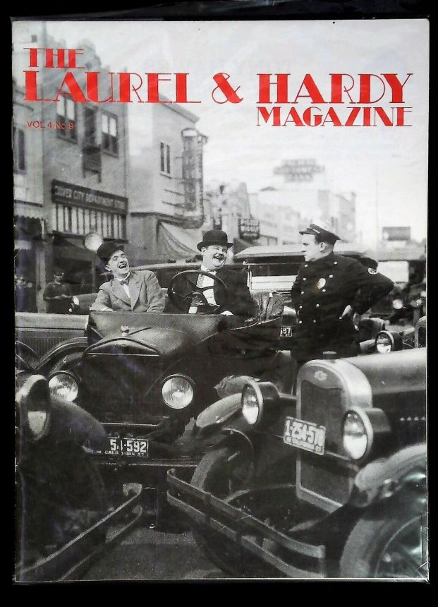 LAUREL AND HARDY MAGAZINE | THE magazine side cover  Vol 04 # 09   1996