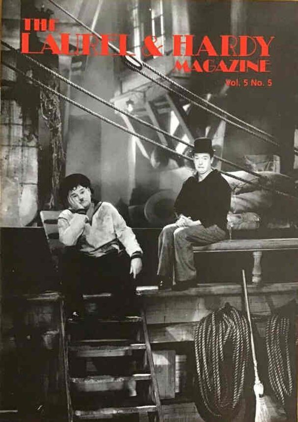 LAUREL AND HARDY MAGAZINE | THE magazine side cover  Vol 5 # 5   2000