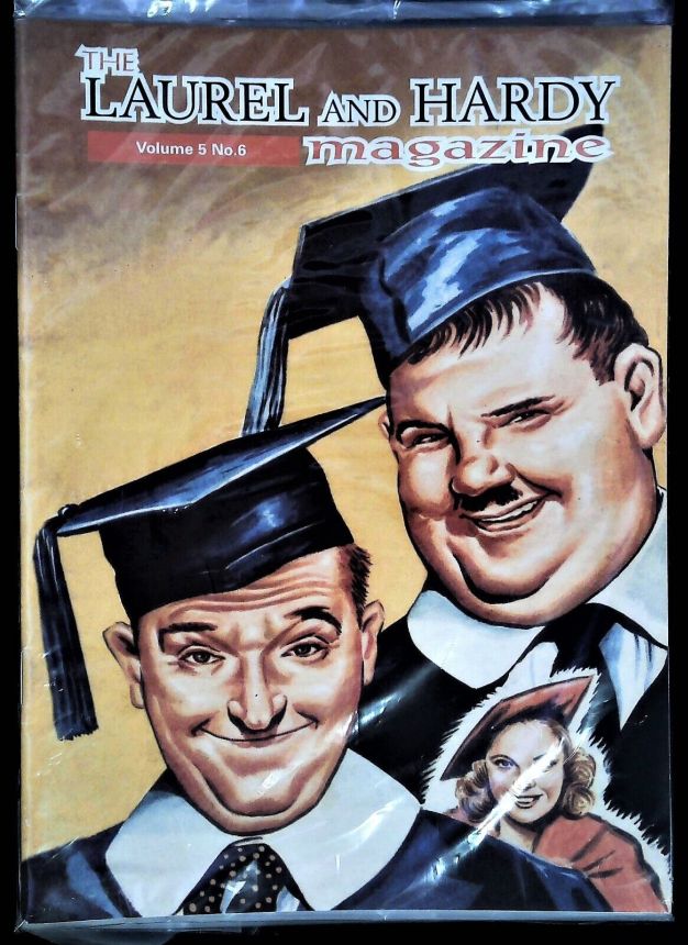 LAUREL AND HARDY MAGAZINE | THE magazine side cover  Vol 5 # 6   2000