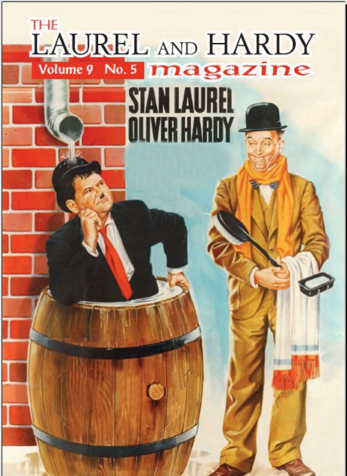 LAUREL AND HARDY MAGAZINE | THE magazine side cover  Vol 9 No 5 Summer 2014