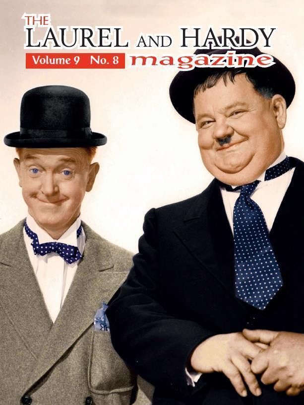 LAUREL AND HARDY MAGAZINE | THE magazine side cover  Vol 9 No 8 Spring 2015